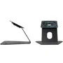TooQ Soporte de Mesa y Pared para Tablet o Marco Antirrobo TQATWM3401-B, Negro, VESA 75x75, Compatible hasta 3 kg, Material Acero